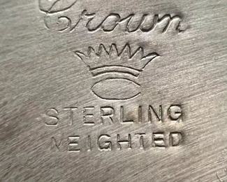 Weighted Sterling Silver Salt & Pepper Shakers