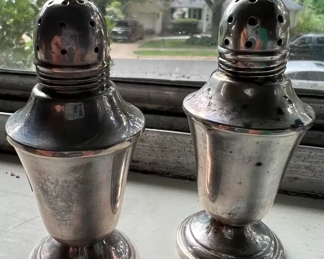 Sterling Silver Salt & Pepper Shakers