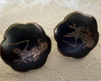 Siam Sterling Silver Earrings