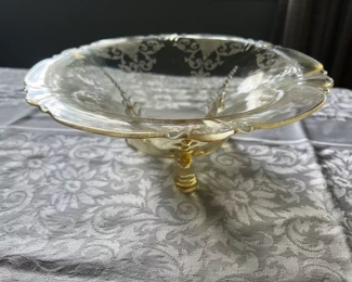 Heisey Sahara Yellow Glass