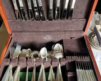 Towle Craftsman Sterling Silver Flatware (58pc - 2161gm, 15 Handled Pieces)