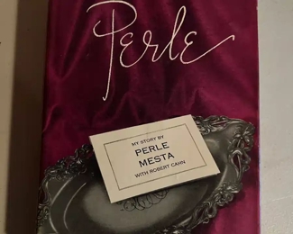 Autographed "My Story" by Perle Mesta