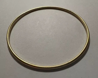 14K Gold Bangle
