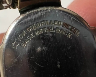 10K GF Elgin Deluxe Women's Wristwatch