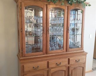 China cabinet is for sale along with the 6 chair formal dining table.