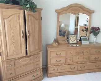 Armiore and dresser drawer and all items shows are for sale.