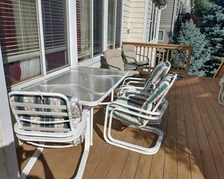All patio furniture is for sale