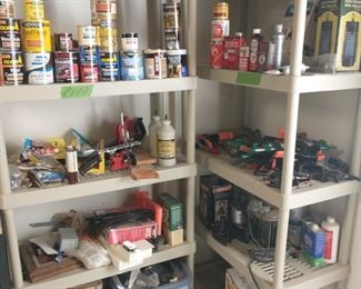 Everything for sale except shelves and racks
