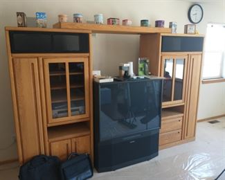 Misubishi console and entertainment center for sale