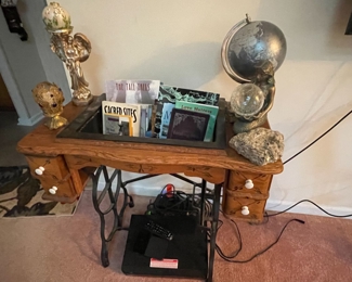 vintage sewing machine base