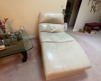 leather chaise lounge