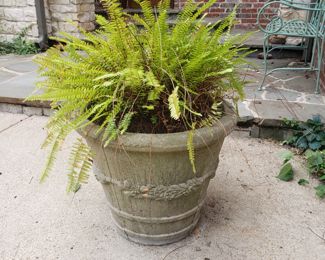 Pair of Large cement Planters