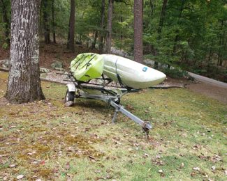 2 kayaks w trailer