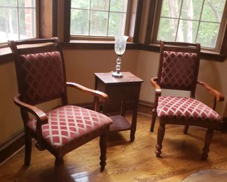 Pair of accent chairs