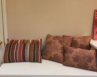 Throw pillows...several more