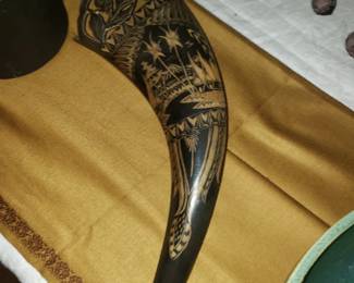 Etched horn