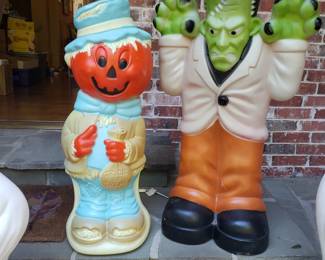 Vintage blow molds ....we have many of Easter, Christmas, Halloween 