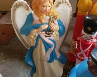 Large Vintage Christmas angel  blow mold