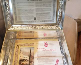 Inside German cookie tins