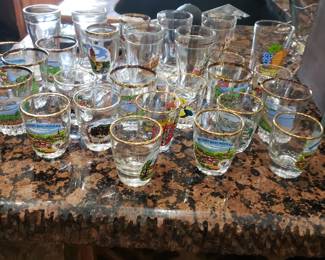 German shot glasses