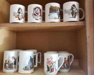 Norman Rockwell cups & Hersheys
Chocolate cups