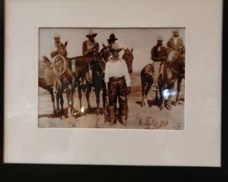Very old cowboy photograph