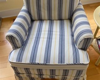 Slipcovered chair