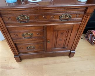 Victorian Eastlake chest/ commode