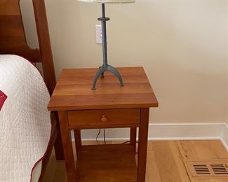 Cherry nightstand. Pair, made by Cherry Pond designs, N.H. 