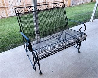 Metal Patio Glider 