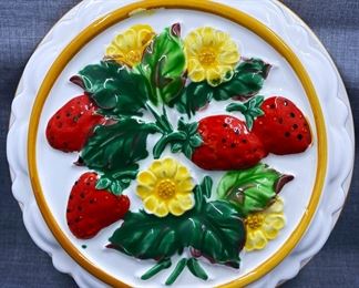 Strawberries and Flowers Gelatin Mold