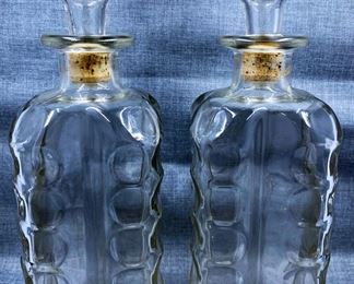 Ezra Brooks Bourbon Decanters