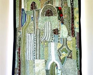 Textile Art Wall Hanging $225 or bid #12