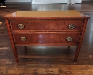 Antique Flamed Mahogany Low Boy $185 or bid #1