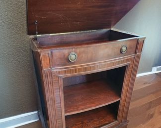 Converted Vintage Radio Cabinet $69 or bid #13