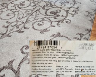 MANOR GATE DRIFTWOOD Area Rug $89 or bid #28
