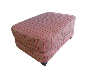 MAKE OFFER.  ALL OFFERS CONSIDERED.  $USD 75     Domain Furniture Burgundy Striped Ottoman LA178-4      Description: See our listing for the matching chair
Dimensions: 32 x 24 x 18"H
Condition: Very good condition
Local pick up Potomac, MD.  Located on first floor.  Contact us for shipper suggestions.     https://goodbyhello.com/products/la178-4?_pos=1&_sid=f4cf1db7b&_ss=r