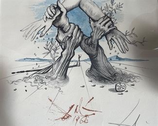 Salvador Dali, pencil signed & numbered