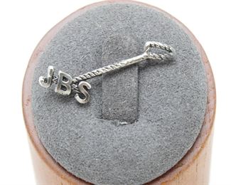 JBS John B. Stetson Branding Iron Cowboy Hat Pin
