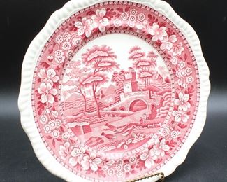 Spode Tower Pink Dinner Plate