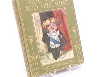 "The Rose and the Ring" by William Makepeace Thackeray Antique Book
