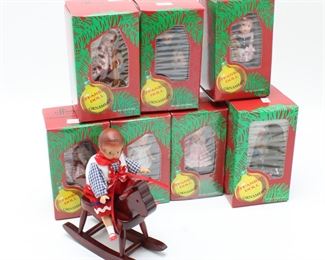 Effanbee Doll Ornament Collection (Total of 8)