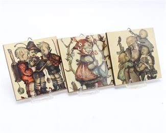 Hummel Picture Wooden Tile Wall Art (Set of 3)
