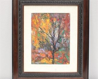 "American River Tree" by Gina Leyton Original Acrylic on Canvas Painting