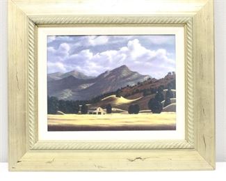 "Peaceful Summer" by Mario B. Simic Signed Giclee Print on Canvas