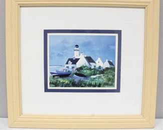"Le Phare" by Marc LeCoultre Framed Print