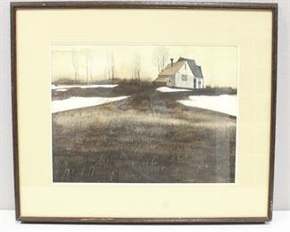Framed Watercolor Painting by Kirk Randle