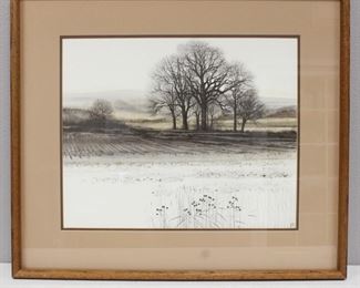 Framed Watercolor Print
