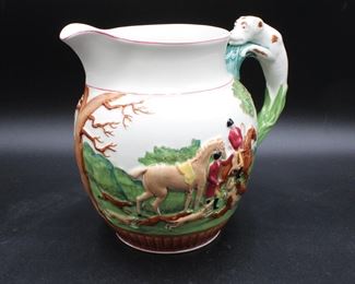 Wedgwood D'ye Ken John Peel Hounds & Horses Pitcher
