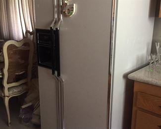 Side by side refrigerator.